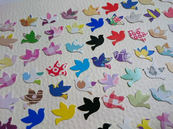 【再販】クラフトパンチ#510☆鳥 120枚 (鳩、燕)
フレークシール 2枚目の画像