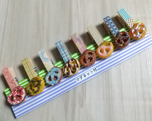 ハンドメイド☘️デニムリメイクマグネットボード　マグネット&クリップ付 ハンドメイド☘️デニムリメイクマグネットボード マグネット