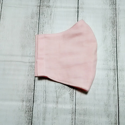 さりげない上品ピンク　立体マスク　幼児～大人 3枚目の画像