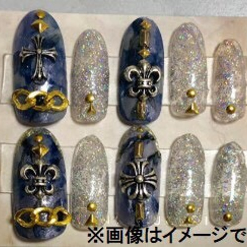 283 シリコンモールド 3Dクロム クロス ネイルパーツ デコパーツ