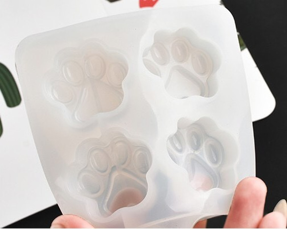 313 シリコンモールド  肉球4 9枚目の画像