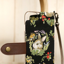 手帳型iPhoneケース rabbit K〈iPhone6/6s Plus専用〉 4枚目の画像