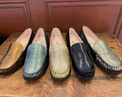 別オク取り置きパンプス モカシンタイプ ブラック 22.5