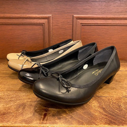 【アシオト】神戸の靴職人が作った♪超軽量・純国産レザーパンプス(A2367) 2枚目の画像