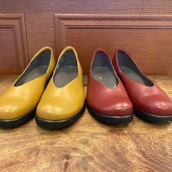 【アシオト】神戸の靴職人が作った♪超軽量・純国産レザーパンプス(A2009) 1枚目の画像