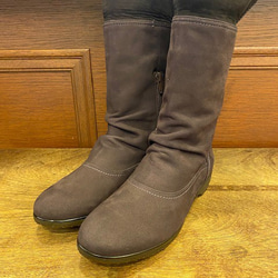 【アシオト】神戸の靴職人が作った♪超軽量・純国産牛革2WAYブーツ(A90510) 1枚目の画像
