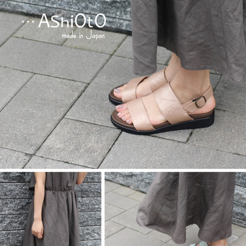 【足元をお洒落に】HERMES Gabriel サンダル リネン×レザー Gabriel sandal | Hermès USA