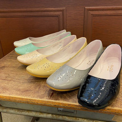 【アシオト】神戸の靴職人が作った♪超軽量・純国産レザーパンプス♪(A3238) 2枚目の画像