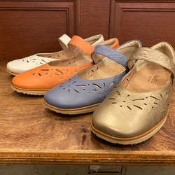 【アシオト】神戸の靴職人が作った♪超軽量・純国産パンチングシューズ♪（A1525）※セール商品 2枚目の画像
