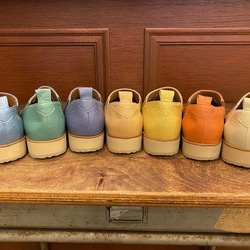 【アシオト】神戸の靴職人が作った♪超軽量・純国産パンチングシューズ♪（A1526）※セール商品 4枚目の画像