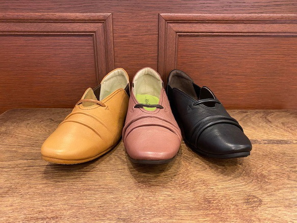 【アシオト】神戸の靴職人が作った♪超軽量・純国産レザーパンプス(A1501) 1枚目の画像
