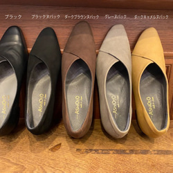 【アシオト】神戸の靴職人が作った♪超軽量・純国産レザーパンプス♪(A3702) 3枚目の画像