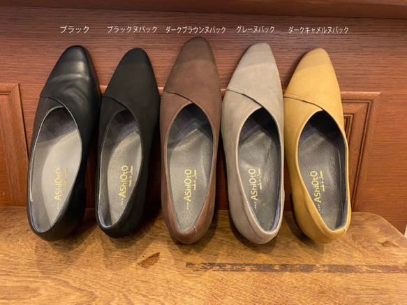 【アシオト】神戸の靴職人が作った♪超軽量・純国産レザーパンプス♪(A3702) 3枚目の画像
