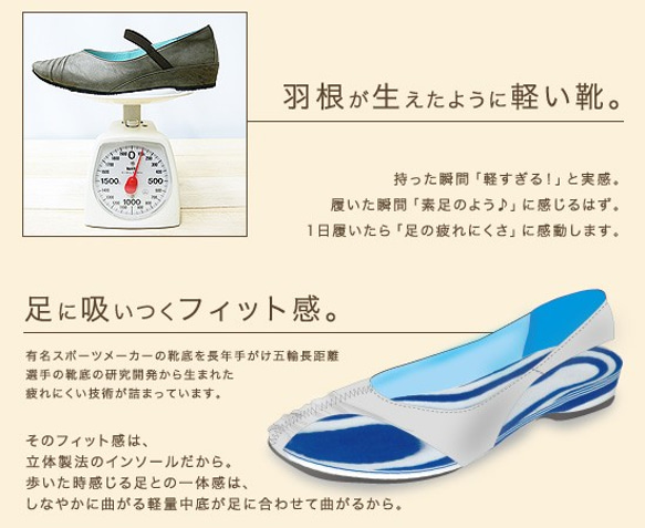 【アシオト】神戸の靴職人が作った♪超軽量・純国産レザースニーカー♪モデルサイズ26.0cmまで対応商品（3EA1541） 3枚目の画像