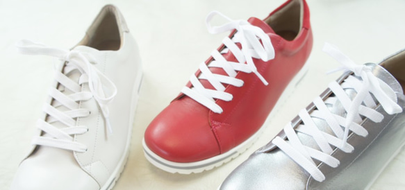 【アシオト】神戸の靴職人が作った♪超軽量・純国産レザースニーカー♪モデルサイズ26.0cmまで対応商品（3EA1541） 8枚目の画像