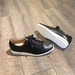 【アシオト】神戸の靴職人が作った♪超軽量・純国産レザースニーカー♪モデルサイズ26.0cmまで対応商品（3EA1541） 10枚目の画像