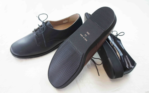 【アシオト】神戸の靴職人が作った♪超軽量・純国産レザーマニッシュシューズ♪（3EA1536） 3枚目の画像