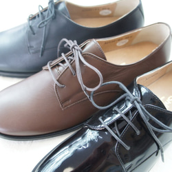 【アシオト】神戸の靴職人が作った♪超軽量・純国産レザーマニッシュシューズ♪（3EA1536） 4枚目の画像