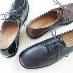 【アシオト】神戸の靴職人が作った♪超軽量・純国産レザーマニッシュシューズ♪（A1536） 5枚目の画像
