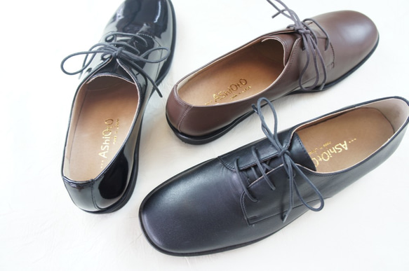 【アシオト】神戸の靴職人が作った♪超軽量・純国産レザーマニッシュシューズ♪（3EA1536） 5枚目の画像
