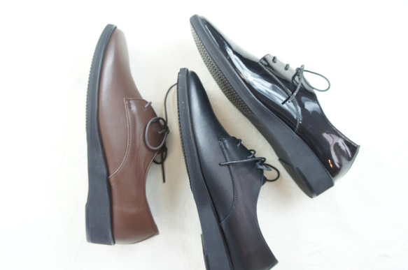 【アシオト】神戸の靴職人が作った♪超軽量・純国産レザーマニッシュシューズ♪（3EA1536） 6枚目の画像