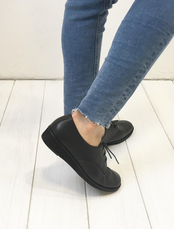 【アシオト】神戸の靴職人が作った♪超軽量・純国産レザーマニッシュシューズ♪（3EA1536） 7枚目の画像