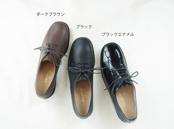 【アシオト】神戸の靴職人が作った♪超軽量・純国産レザーマニッシュシューズ♪（A1536） 10枚目の画像