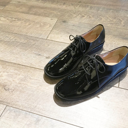 【アシオト】神戸の靴職人が作った♪超軽量・純国産レザーマニッシュシューズ♪（A1536） 8枚目の画像