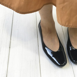 【アシオト】神戸の靴職人が作った♪超軽量・純国産レザーパンプス♪モデルサイズ26.0cmまで対応商品（A3231） 2枚目の画像
