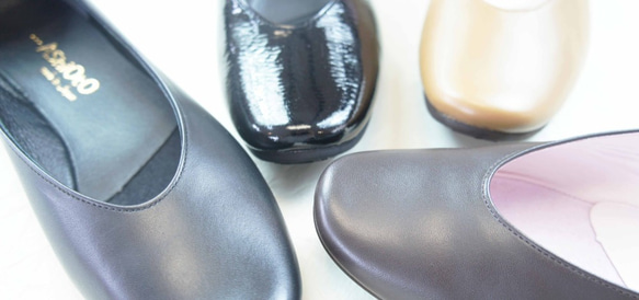 【アシオト】神戸の靴職人が作った♪超軽量・純国産レザーパンプス♪モデルサイズ26.0cmまで対応商品（A3231） 3枚目の画像