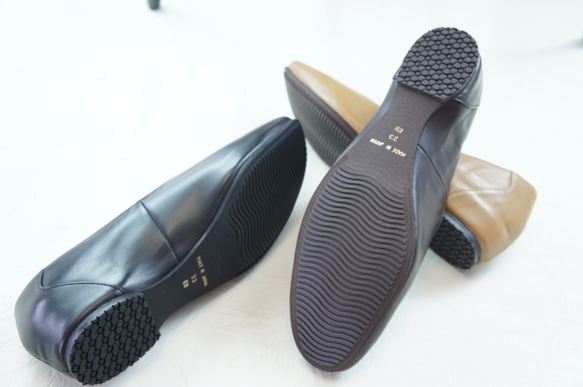 【アシオト】神戸の靴職人が作った♪超軽量・純国産レザーパンプス♪モデルサイズ26.0cmまで対応商品（A3231） 4枚目の画像