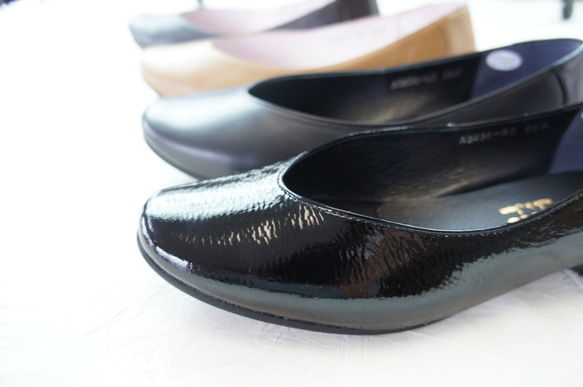 【アシオト】神戸の靴職人が作った♪超軽量・純国産レザーパンプス♪モデルサイズ26.0cmまで対応商品（A3231） 5枚目の画像