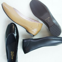 【アシオト】神戸の靴職人が作った♪超軽量・純国産レザーパンプス♪モデルサイズ26.0cmまで対応商品（A3231） 6枚目の画像