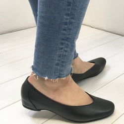 【アシオト】神戸の靴職人が作った♪超軽量・純国産レザーパンプス♪モデルサイズ26.0cmまで対応商品（A3231） 8枚目の画像