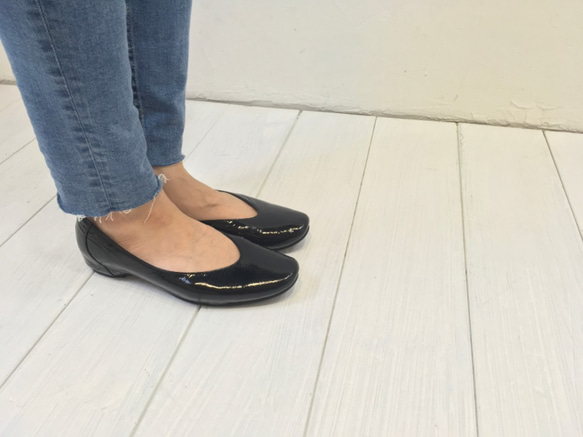 【アシオト】神戸の靴職人が作った♪超軽量・純国産レザーパンプス♪モデルサイズ26.0cmまで対応商品（A3231） 9枚目の画像