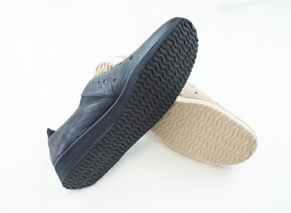【アシオト】神戸の靴職人が作った♪超軽量・純国産パンチングシューズ♪（A1526） 4枚目の画像