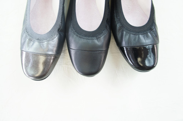 【アシオト】神戸の靴職人が作った♪超軽量・純国産レザーパンプス♪モデルサイズ26.0cmまで対応商品（A3233） 2枚目の画像