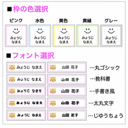 お名前シール　おなまえシール　ネームシール 2枚目の画像