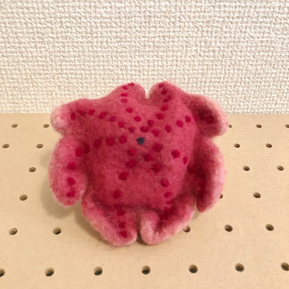 メンダコ　がまぐち　ピンク系　丸目 4枚目の画像