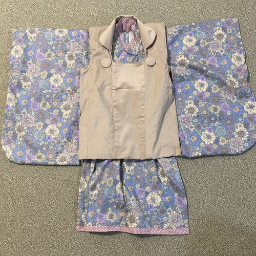 N atsu 七五三 被布 ハンドメイド 七五三・着物コーデに】概要欄に型紙