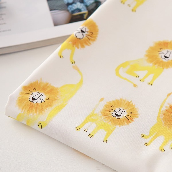 『 Hello lion 』 ＊ お弁当袋 ＊ 入園グッズ 入学グッズ ＊ 男の子 2枚目の画像