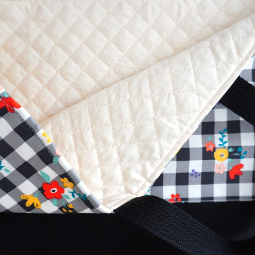 【3点セット】入園入学準備グッズ　ヌビバック×ページュギンガムチェック 3点セット】入園入学準備グッズ ヌビバック×ページュギンガム