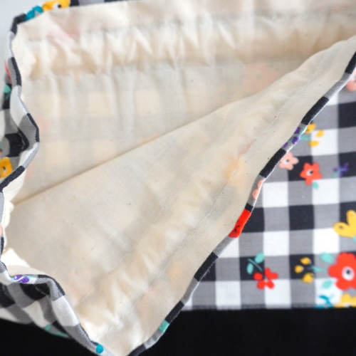 オーダーページ　ギンガムチェック　フリル　入園入学グッズ f03aa3c4b21676a0439c4742461a33