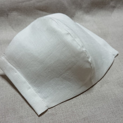 立体マスク 大人用 抗菌白ダブルガーゼ 16～17㎝×22ＬＬサイズ 1枚目の画像