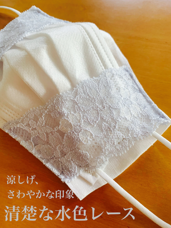 日本製ヘンプ✴︎一枚仕立て　不織布マスクカバー✳︎中央ワイヤー　抗菌　防臭　消臭　紫外線カット率90%以上 4枚目の画像