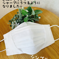 日本製ヘンプ✴︎一枚仕立て　不織布マスクカバー✳︎中央ワイヤー　抗菌　防臭　消臭　紫外線カット率90%以上 7枚目の画像