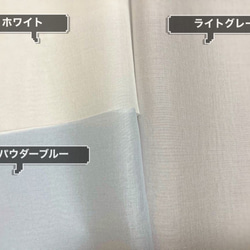 【夏向け薄手】さらり仕様☆80綿ローンのプリーツマスク【受注生産】 5枚目の画像