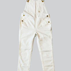 Organic denim over all (white) 1枚目の画像