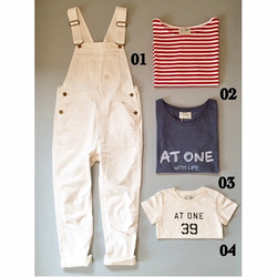 Organic denim over all (white) 4枚目の画像