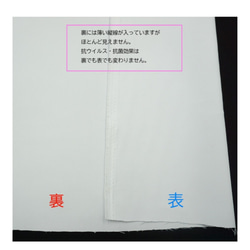 ハンドメイド　抗ウイルス　インナーマスク　5枚　抗菌　絹 5枚目の画像